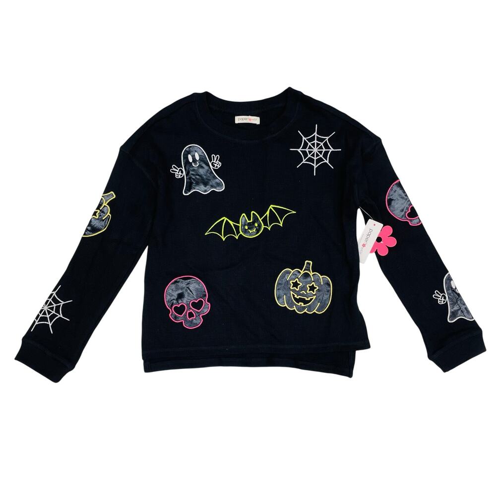 NWT Paperflower Size L (12) Spooky Icon Top